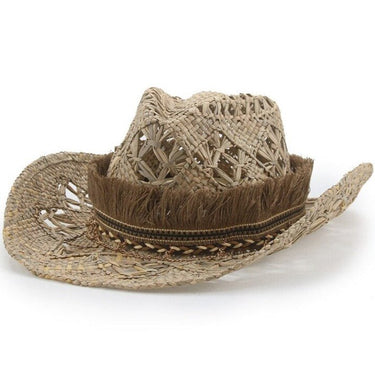 Chapeau De Paille Avec Franges